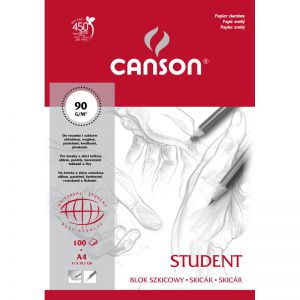 Blok szkicownik Canson Student A4/100/90g